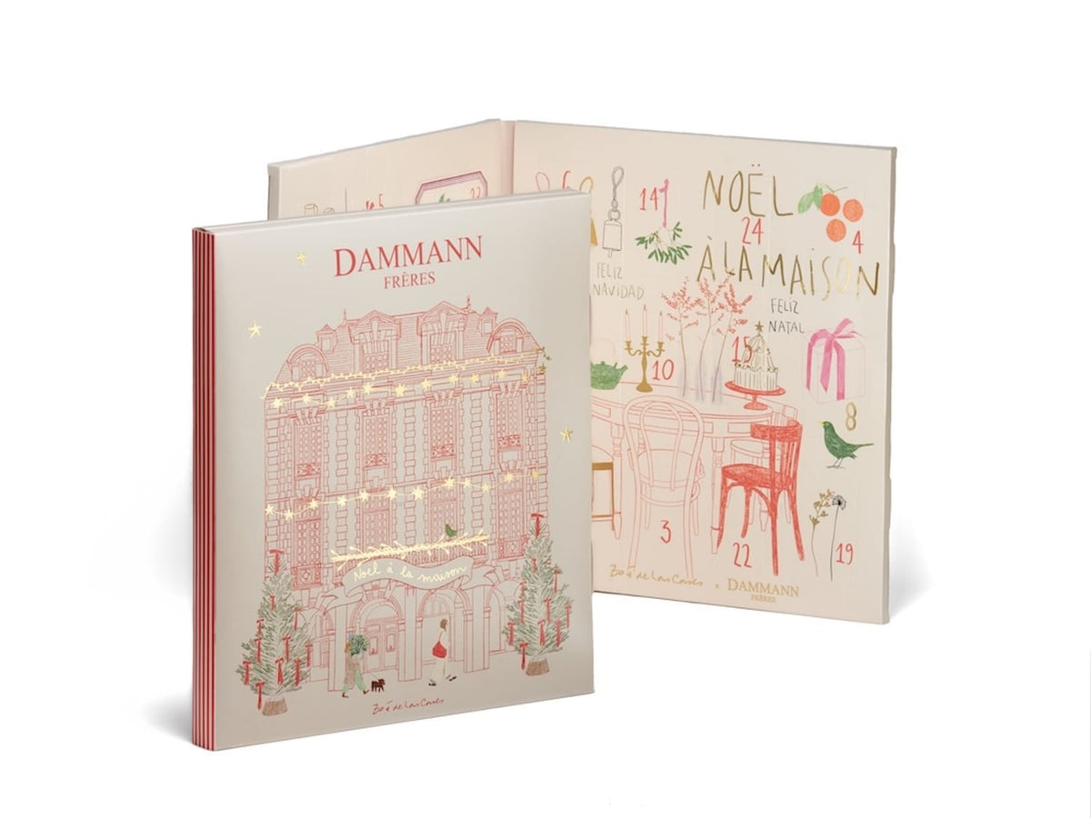 Dammann Tēja maisiņos Dammann tējas adventes kalendārs Noël à la maison, 2026