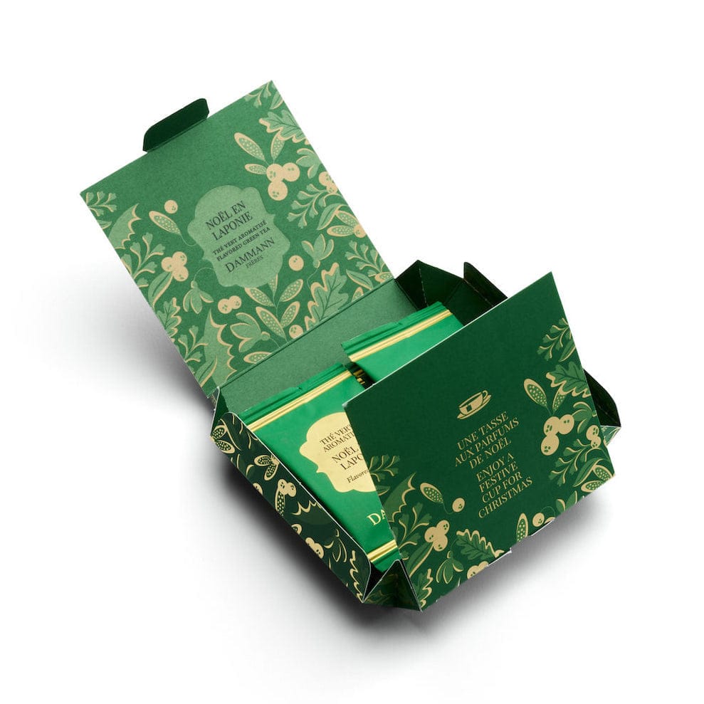 Dammann Tēja maisiņos Tējas komplekts maisiņos- Dammann Noël en Laponie, zaļā aromatizēta 6 gab