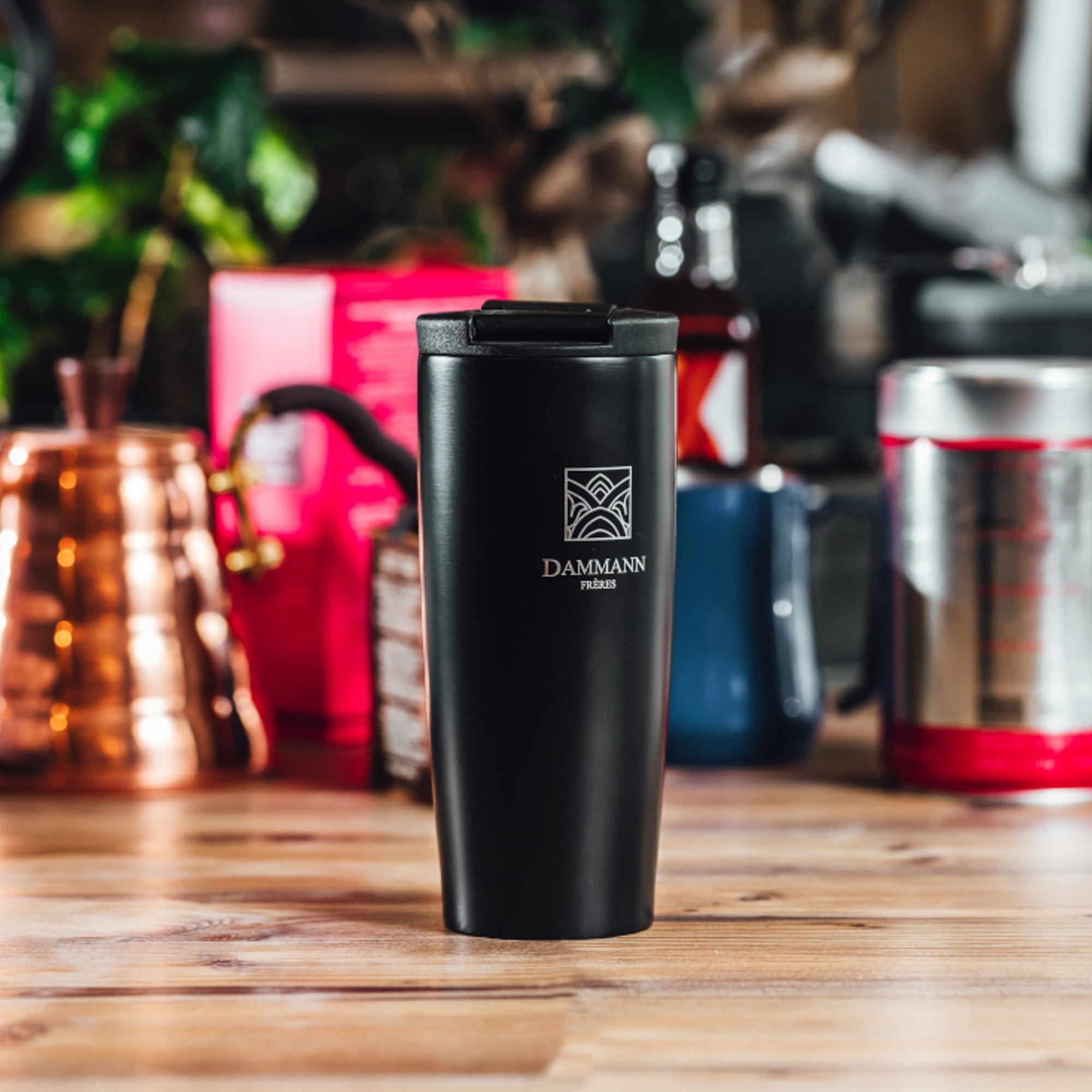 Dammann Trauki Dammann termokrūze, Nomade, melna, 380ml