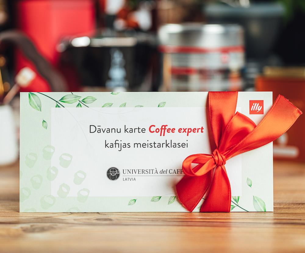 Es mīlu kafiju Dāvanu Karte Coffee expert - kafijas meistarklase, apmācības