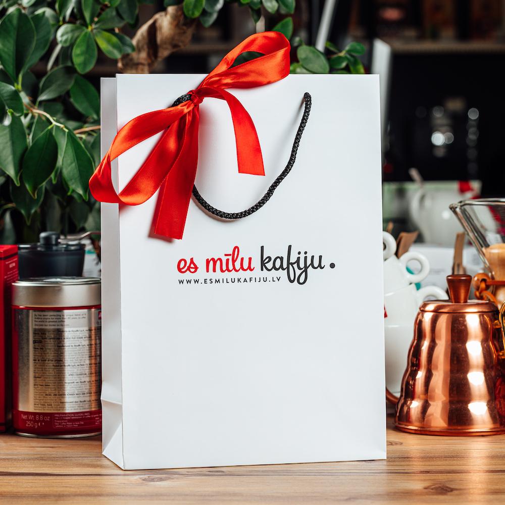 Es mīlu kafiju Es mīlu Kafiju dāvanu maisiņš