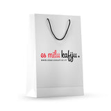 Es mīlu Kafiju dāvanu maisiņš, balts