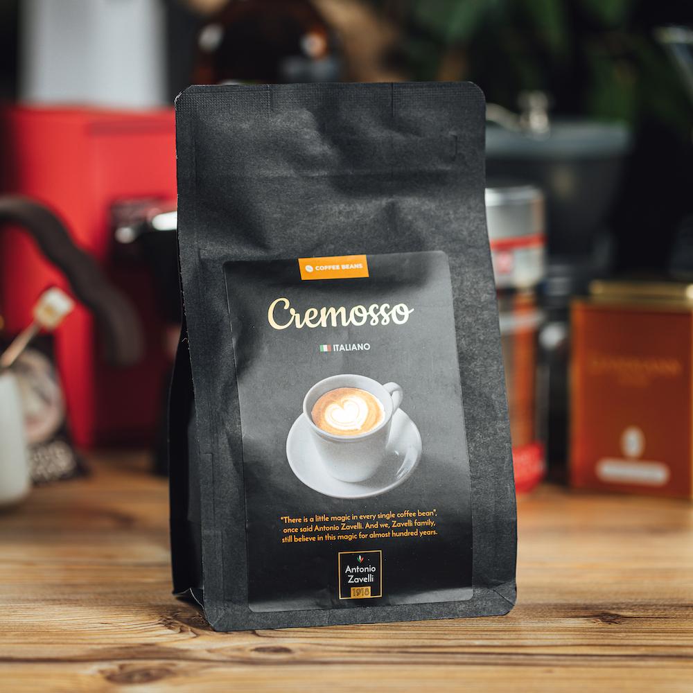 Es mīlu kafiju Kafijas pupiņas Cremosso, Espresso, pupiņu kafija, 250g