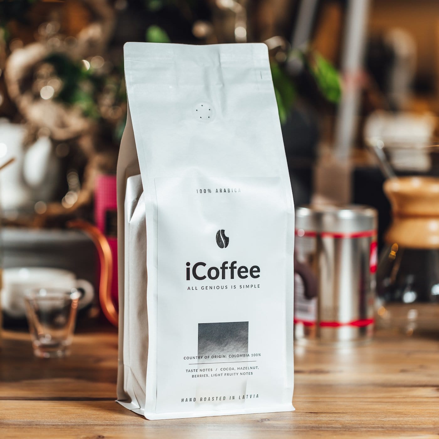 Es mīlu kafiju Kafijas pupiņas iCoffee kafijas pupiņas, 1kg
