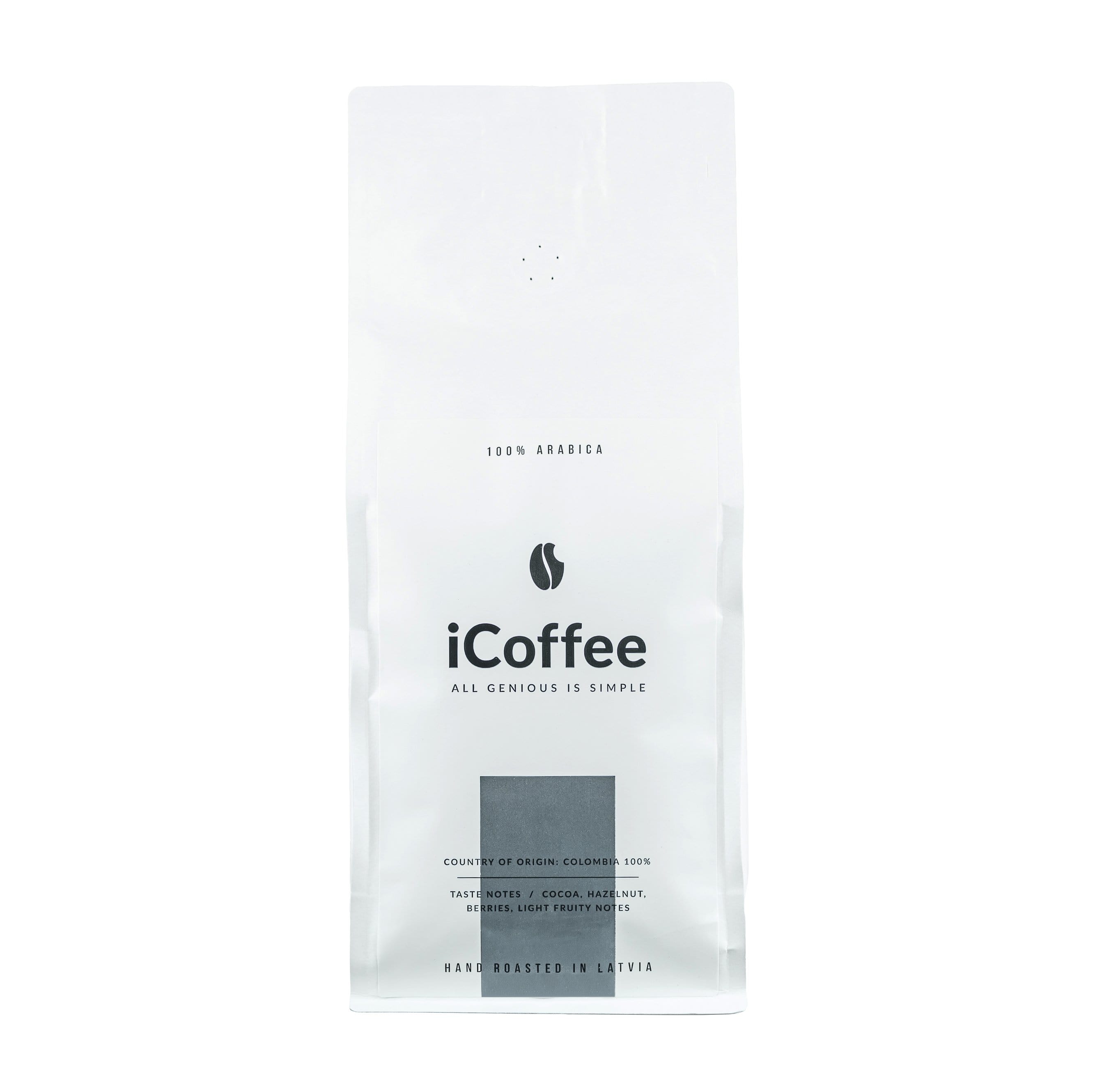 Es mīlu kafiju Kafijas pupiņas iCoffee kafijas pupiņas, 1kg
