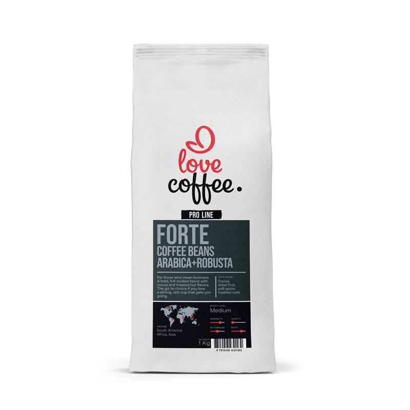 Es mīlu kafiju Kafijas pupiņas Kafijas pupiņas I Love Coffee Pro Line FORTE, 1 kg