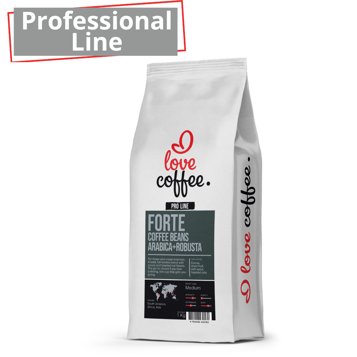 Es mīlu kafiju Kafijas pupiņas Kafijas pupiņas I Love Coffee Pro Line FORTE, 1 kg