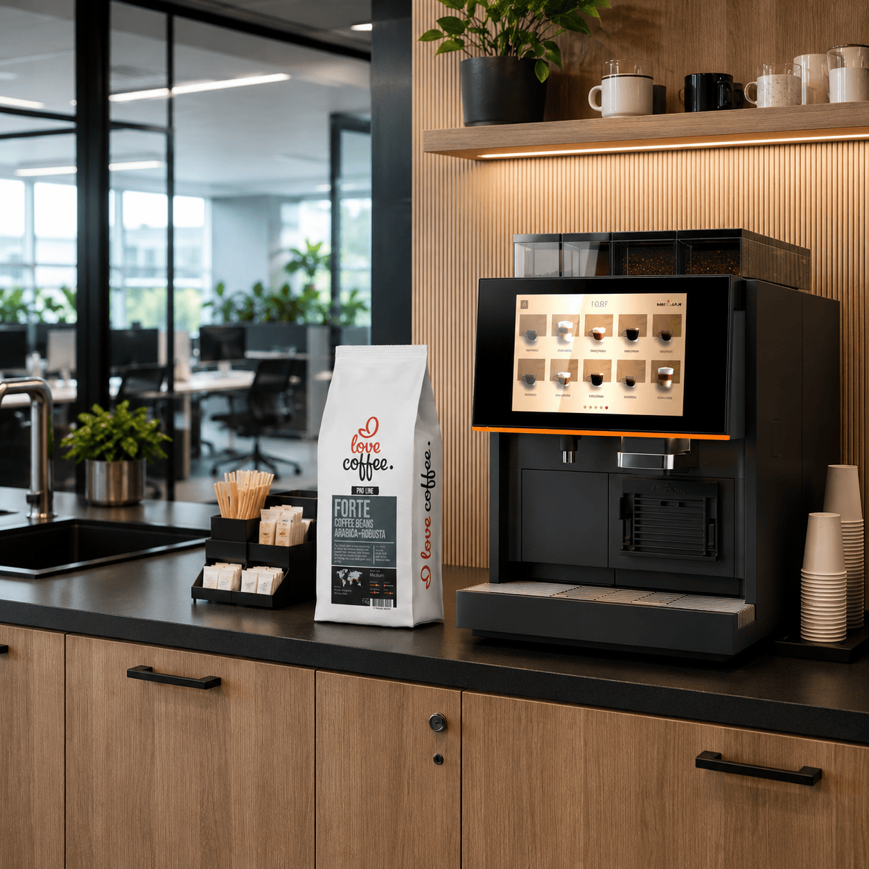 Es mīlu kafiju Kafijas pupiņas Kafijas pupiņas I Love Coffee Pro Line FORTE, 1 kg