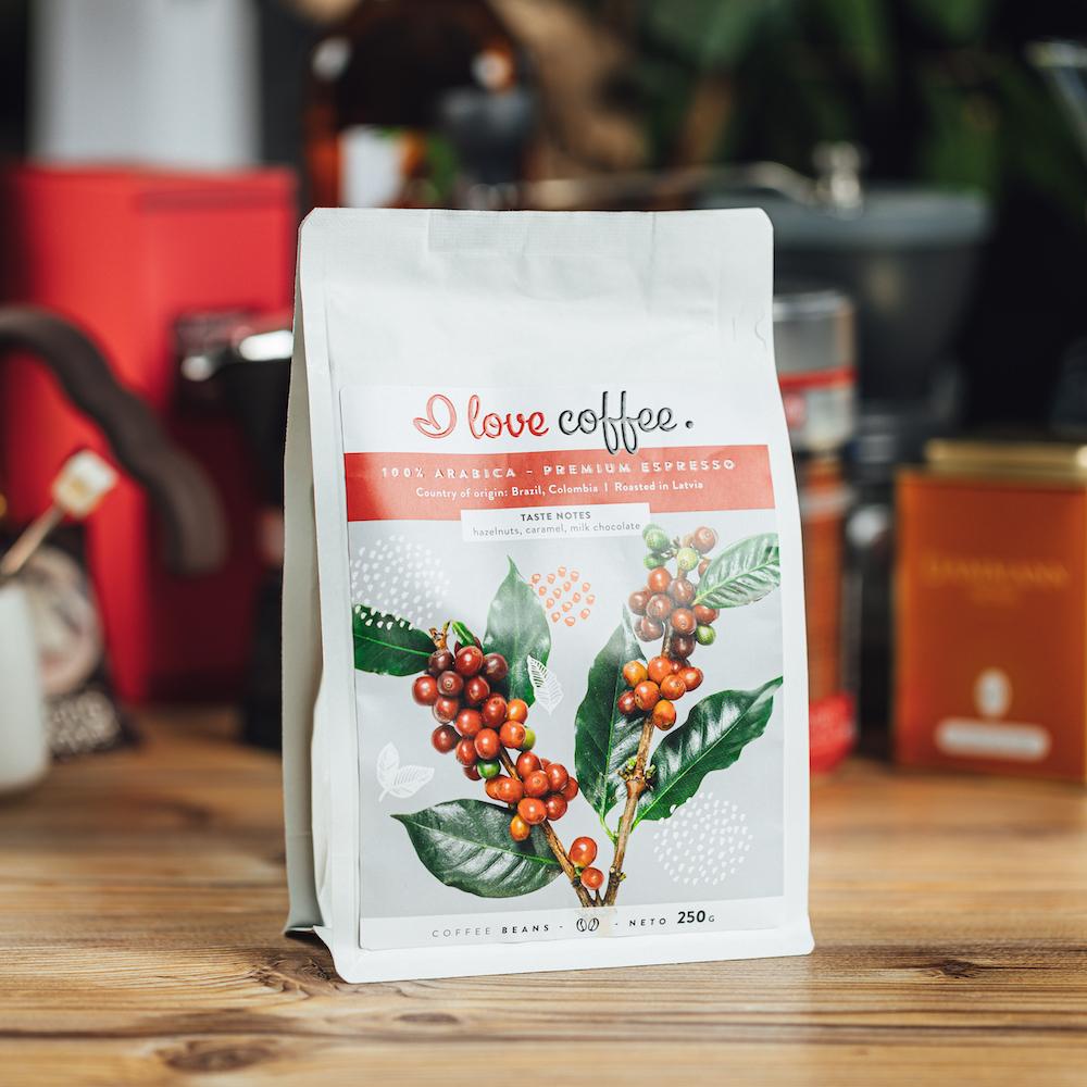 Es mīlu kafiju Malta kafija Ilovecoffee,malta kafija, 250g