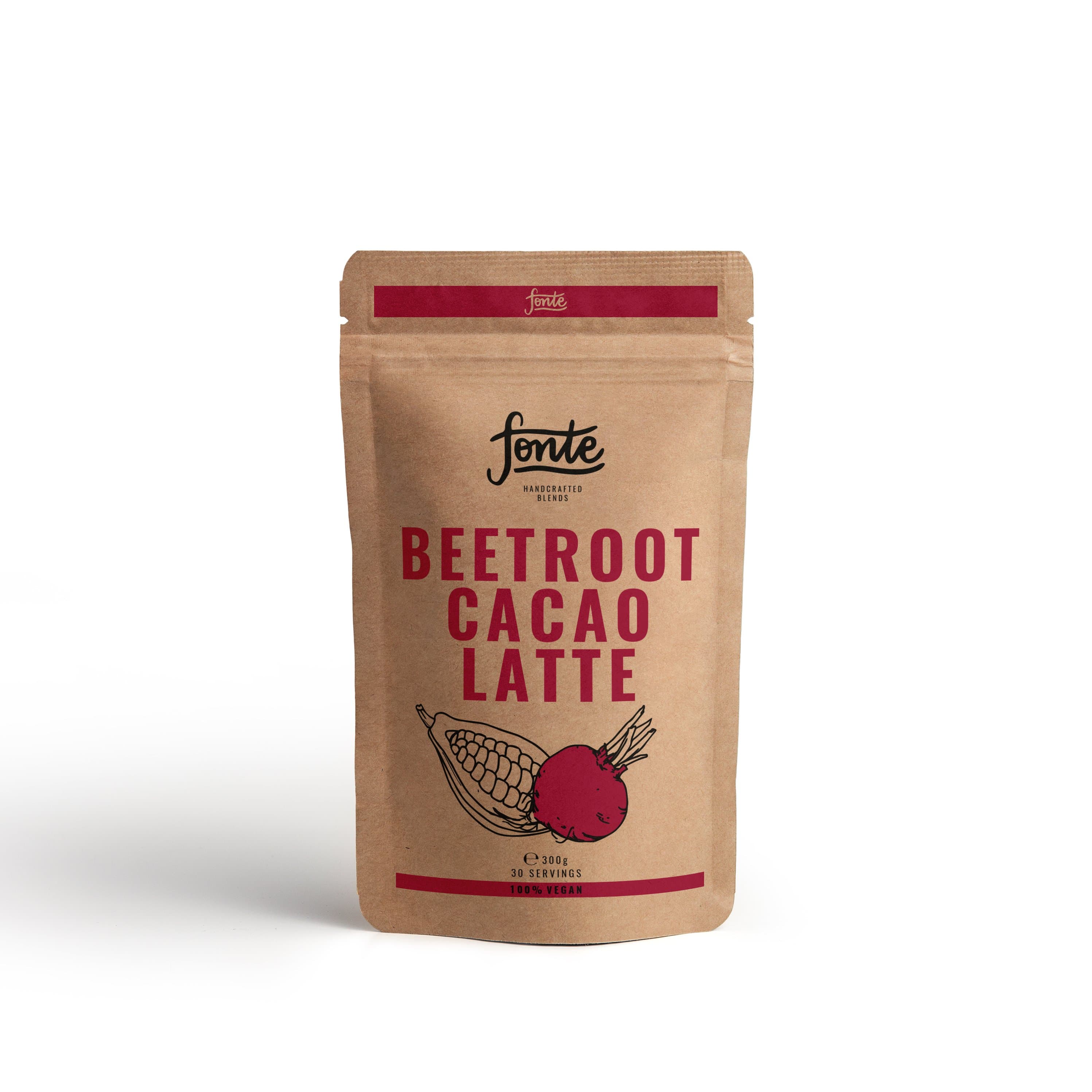 Fonte Cita kafija Fonte, Beetroot Cacao Latte dzēriena maisījums, 300g