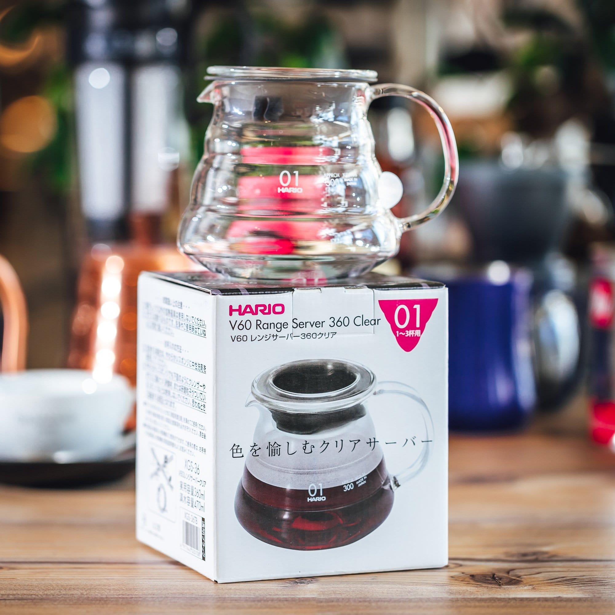 Hario Kafijas pagatavošanas rīki Hario stikla servēšanas kolba 360ml