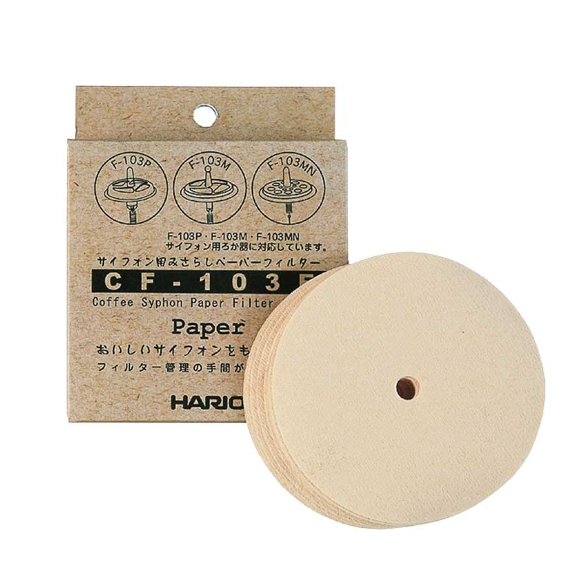 Hario Kafijas pagatavošanas rīki Sifona papīra filtri 100gab, Hario, CF-103E