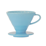 V60 filtra trauks, keramisks,V60-02 tirkīza zils + 40 filtri