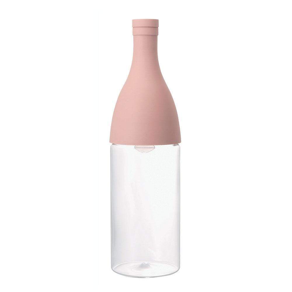 Hario Trauki Hario stikla pudele ar filtru, Aisne, rozā