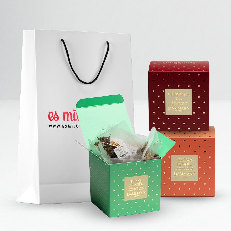 illy Dāvanu komplekti Dāvanu komplekts - Dammann Ziemassvētku tēju izlase maisiņos