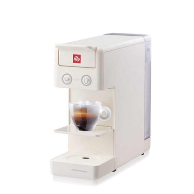 illy Dāvanu komplekti Balts Dāvanu komplekts - illy Y3.3 kafijas kapsulu automāts un kafijas kapsulas