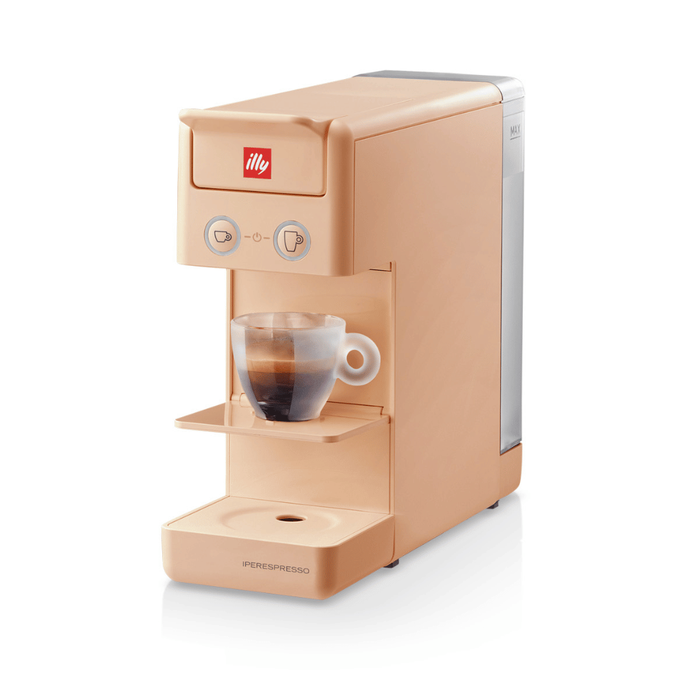 illy Dāvanu komplekti Oranžs Dāvanu komplekts - illy Y3.3 kafijas kapsulu automāts un kafijas kapsulas