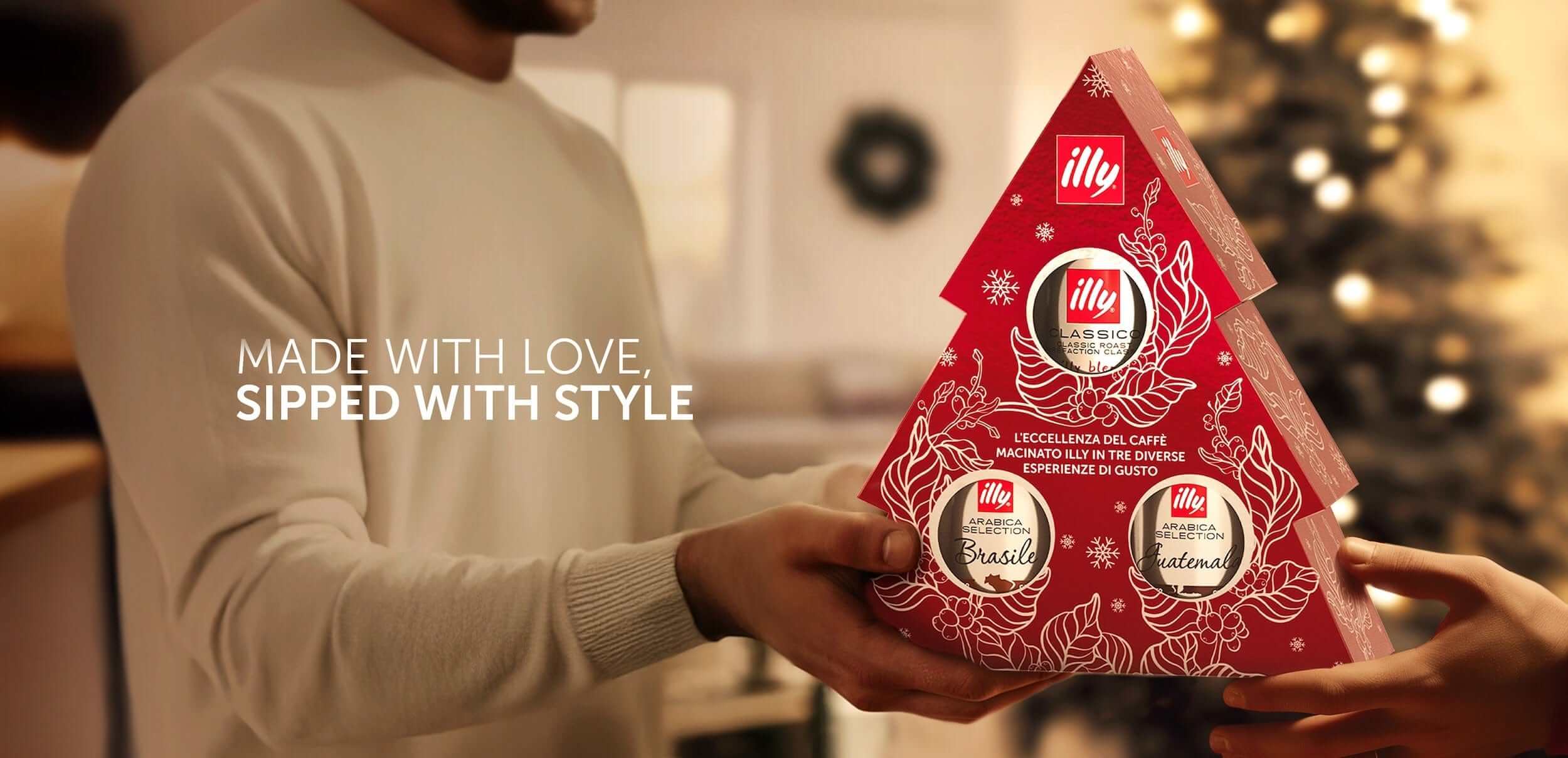 illy Dāvanu komplekti Illy dāvanu komplekts - kafijas Ziemassvētku egle