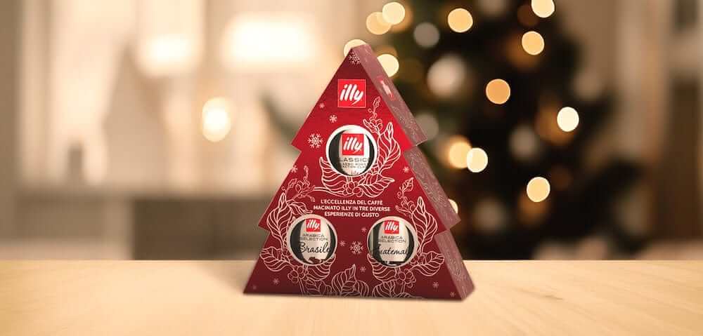 illy Dāvanu komplekti Illy dāvanu komplekts - kafijas Ziemassvētku egle