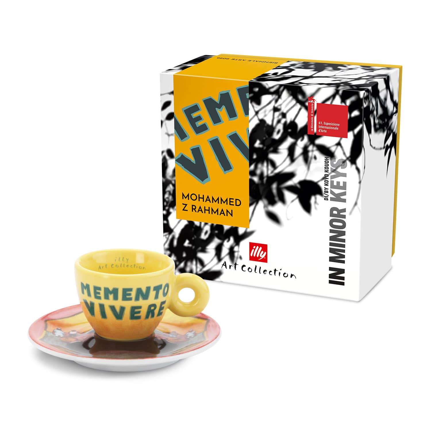 illy Dāvanu komplekti Krūzīte Illy iAC Rahman, espresso ar apakštasīti, 60ml, 2026