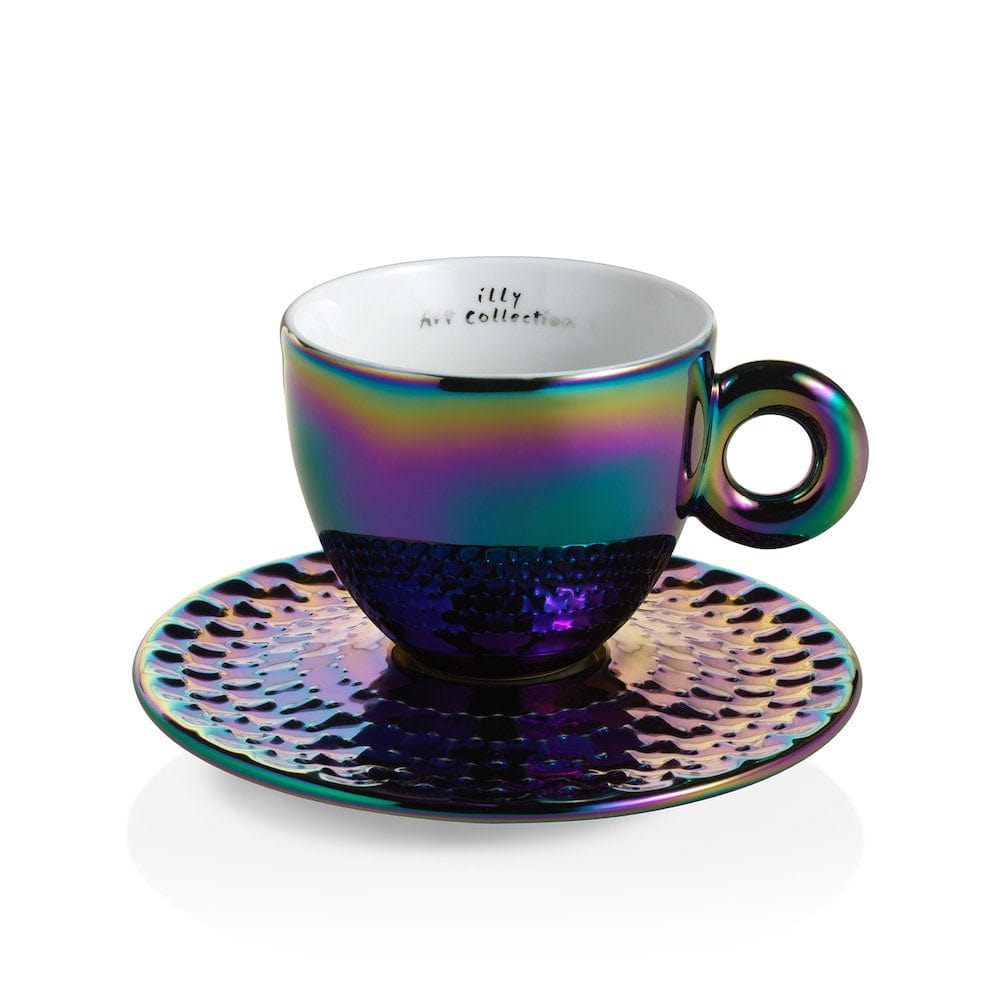 illy Dāvanu komplekti Krūzītes Illy iAC Armleder, 4 Cappuccino ar apakštasītēm, 170ml, 2025