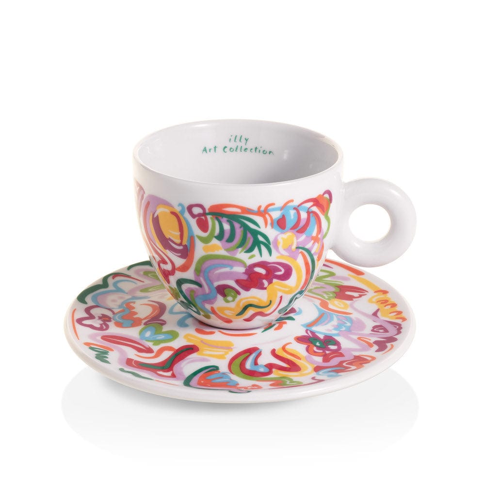 illy Dāvanu komplekti Krūzītes Illy iAC Calero, 2 Cappuccino ar apakštasītēm, 170ml, 2025