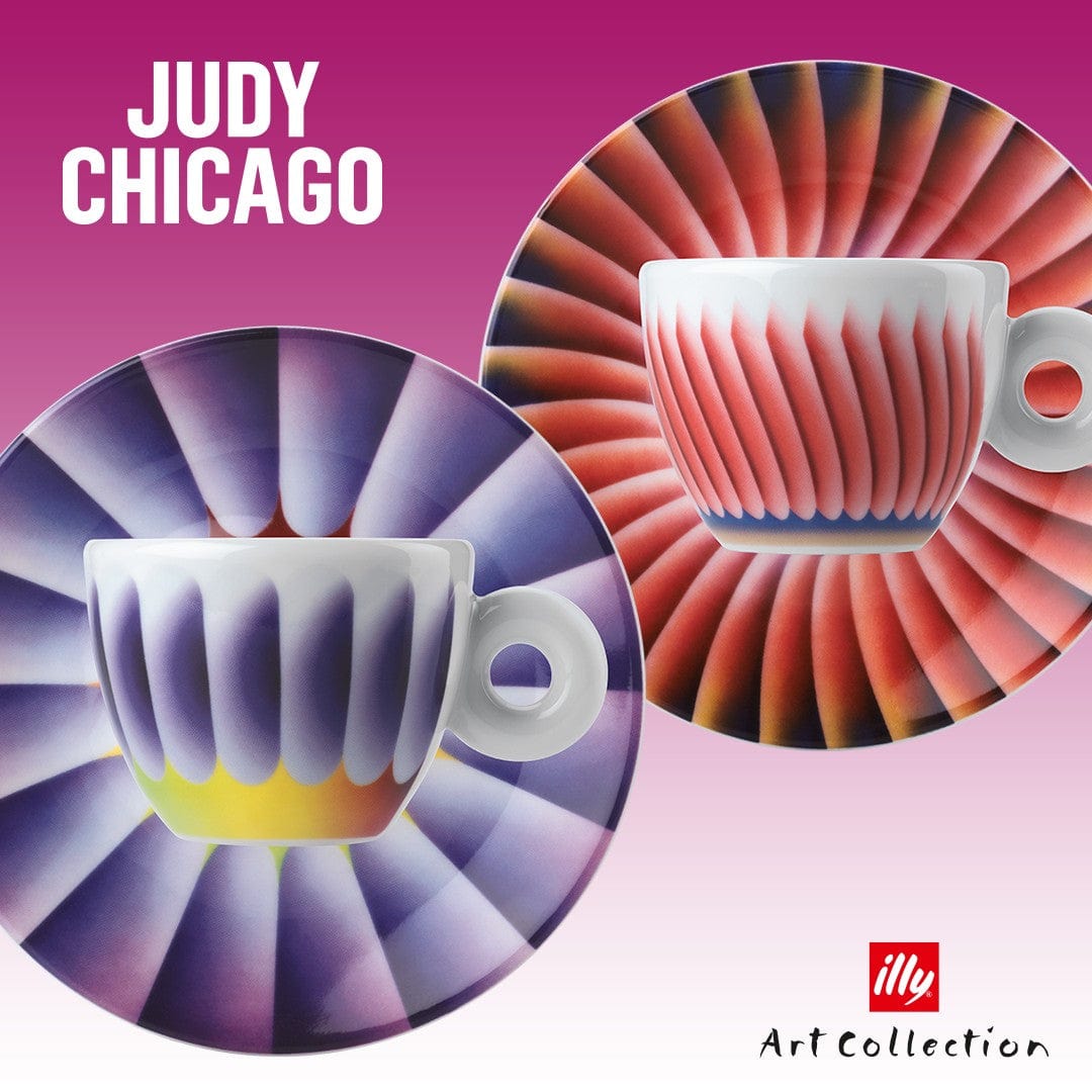 illy Dāvanu komplekti Krūzītes Illy Judy Chicago 2 Cappuccino, 170ml, 2023