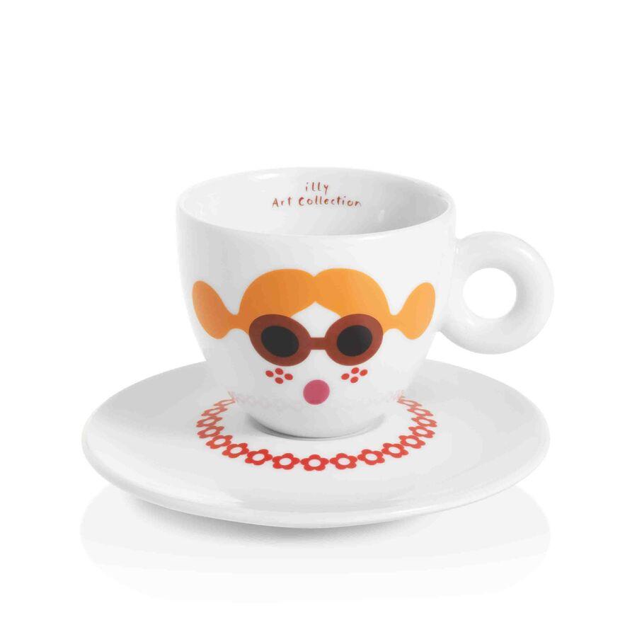 illy Dāvanu komplekti Zagnoli 6 Cappuccino krūzītes + apakštasītes, illy Art Collection