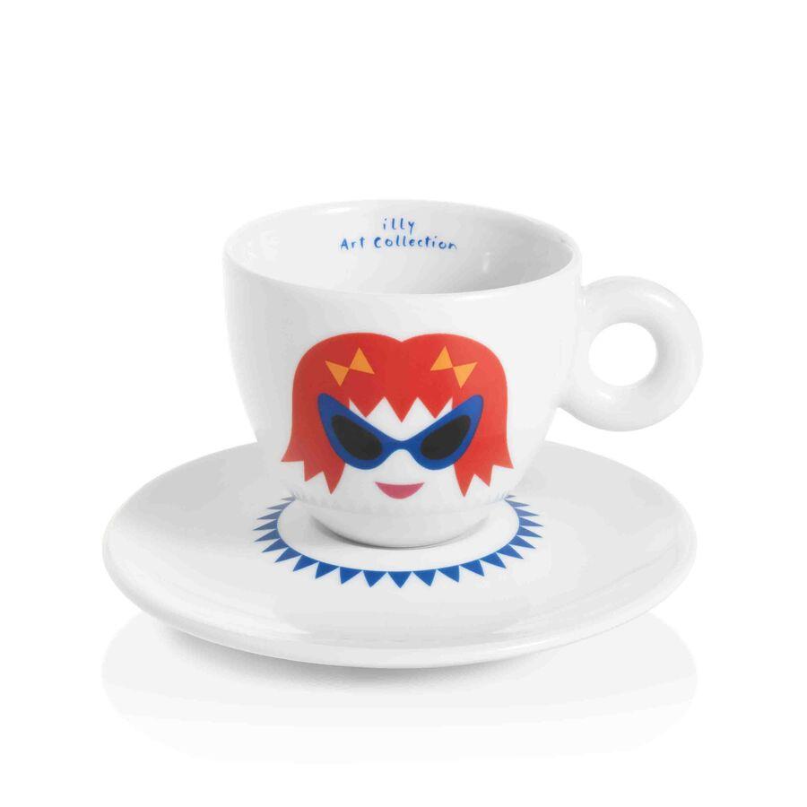 illy Dāvanu komplekti Zagnoli 6 Cappuccino krūzītes + apakštasītes, illy Art Collection