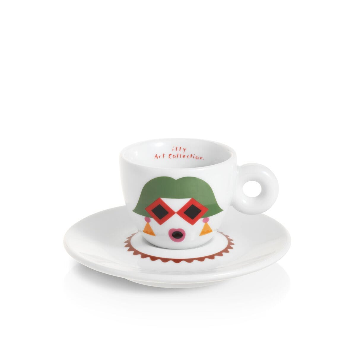 illy Dāvanu komplekti Zagnoli 6 Espresso krūzītes + apakštasītes, illy Art Collection