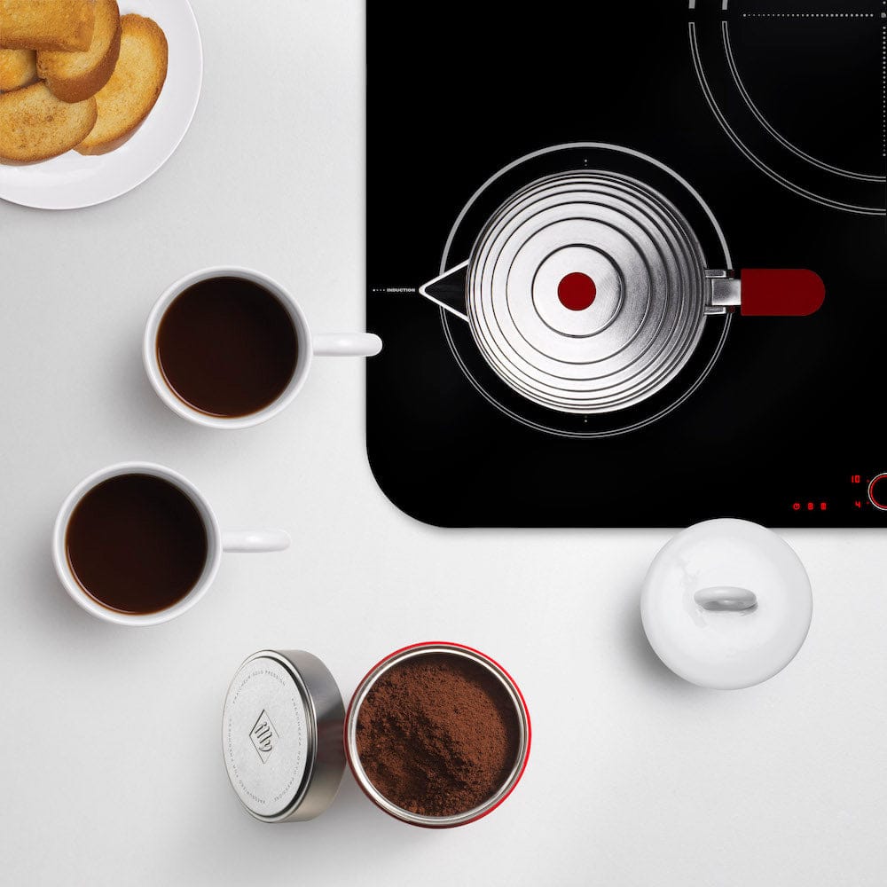 Illy Kafijas pagatavošanas rīki Moka kanniņa Illy Alessi Pulcina 1 cup, sarkana