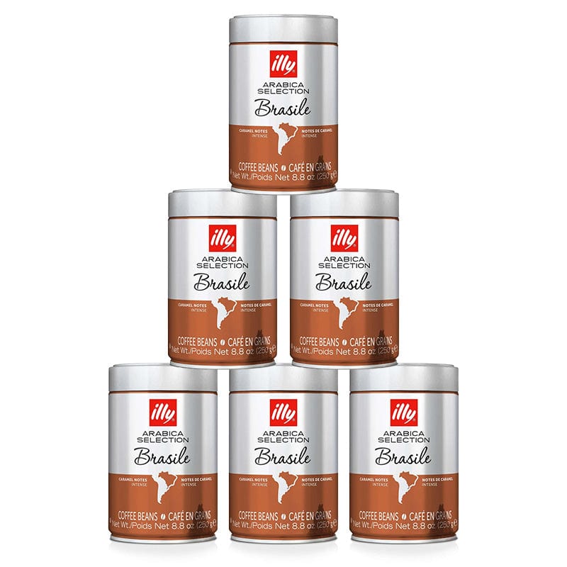 illy Kafijas pupiņas 6 gab Pupiņu kafija Illy Arabica Selection Brazīlija ,250g