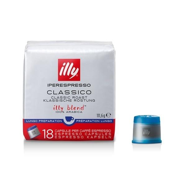 illy Kapsulas 18 gab Kafijas kapsulas Illy IperEspresso, Lungo- melnai kafijai