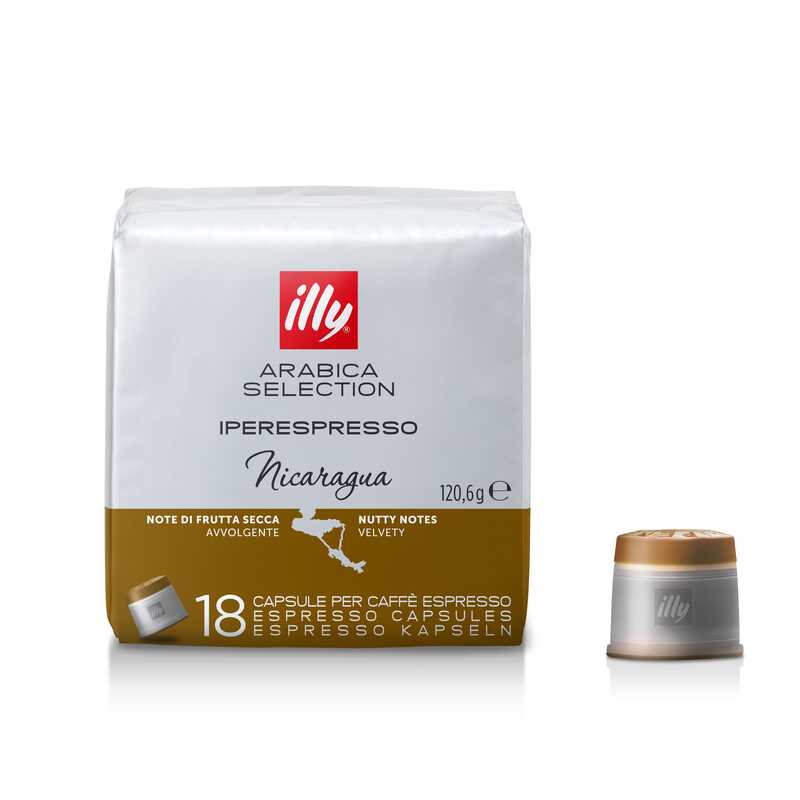 illy Kapsulas 18 gab Kafijas kapsulas Illy IperEspresso, Nicaragua