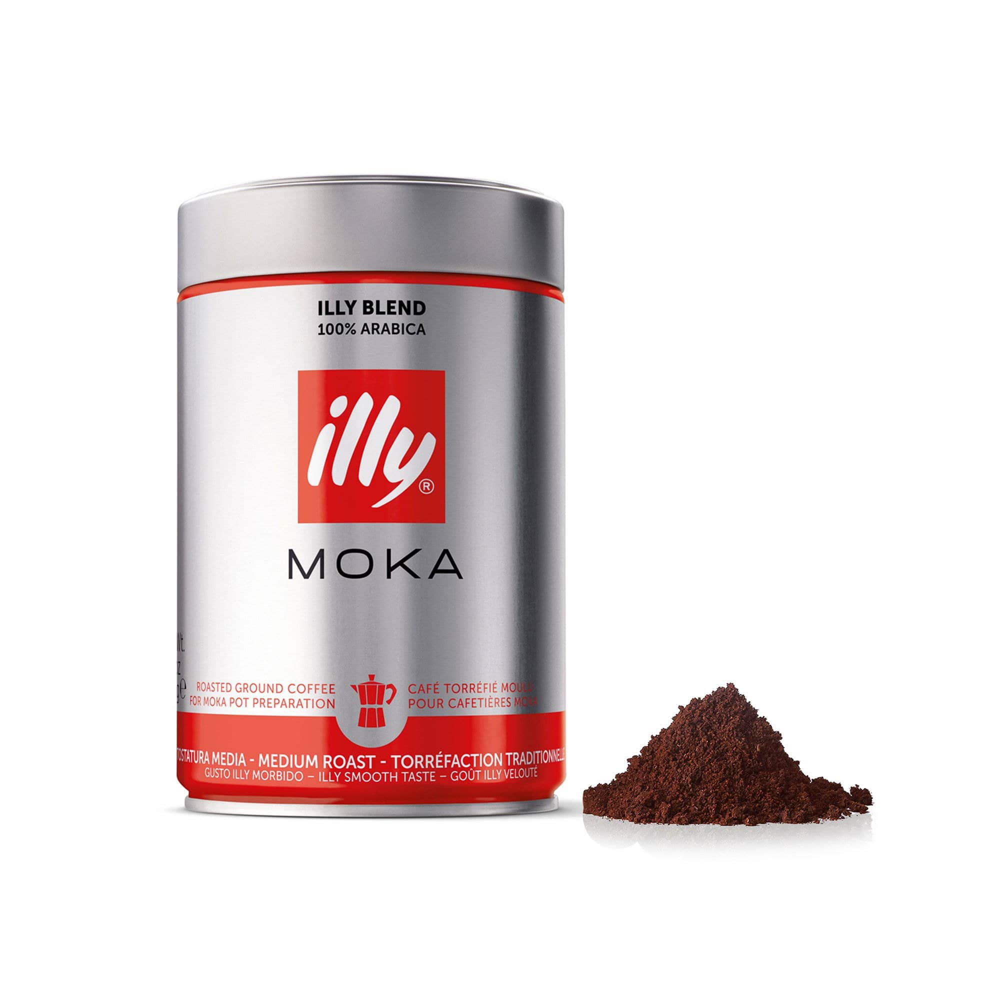 illy Malta kafija Maltā kafija Illy, MOKA, Vidēji grauzdēta, 250g