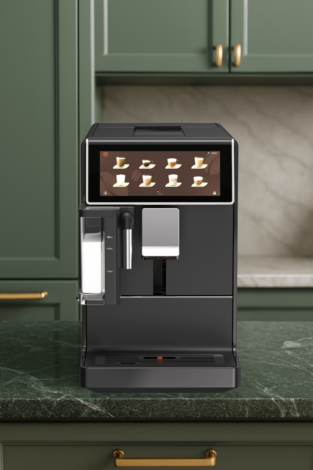 Kalerm Pupiņu automāti Kalerm A6 pupiņu kafijas automāts