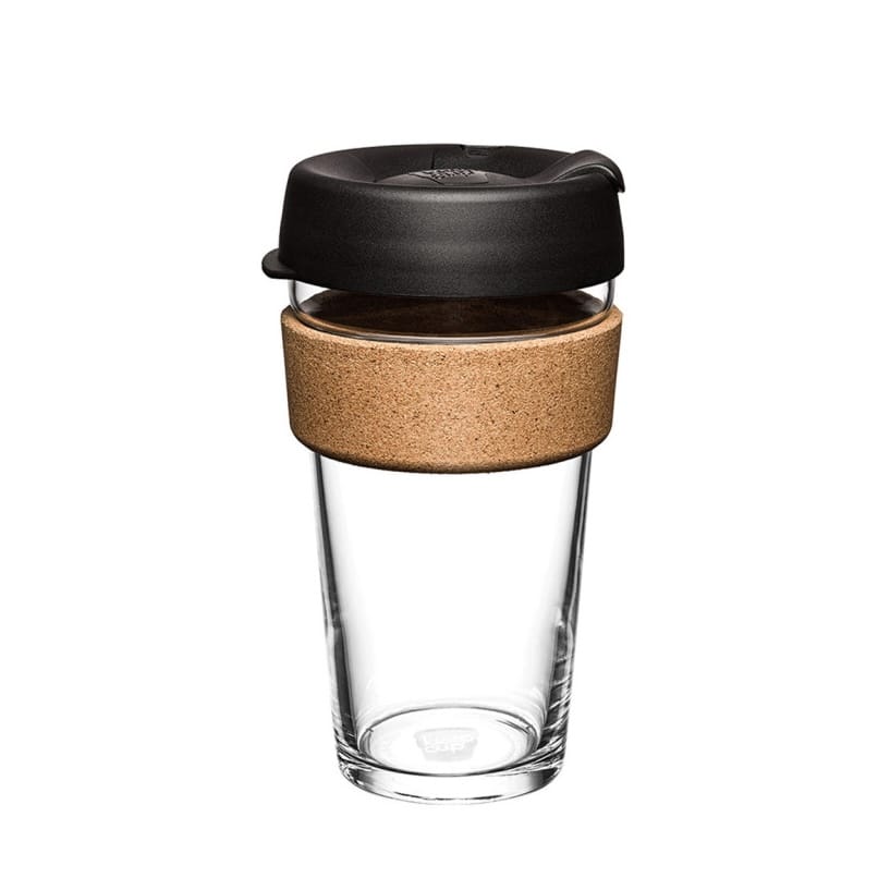KeepCup Trauki Krūzīte KeepCup Brew Cork Melna, 454ml