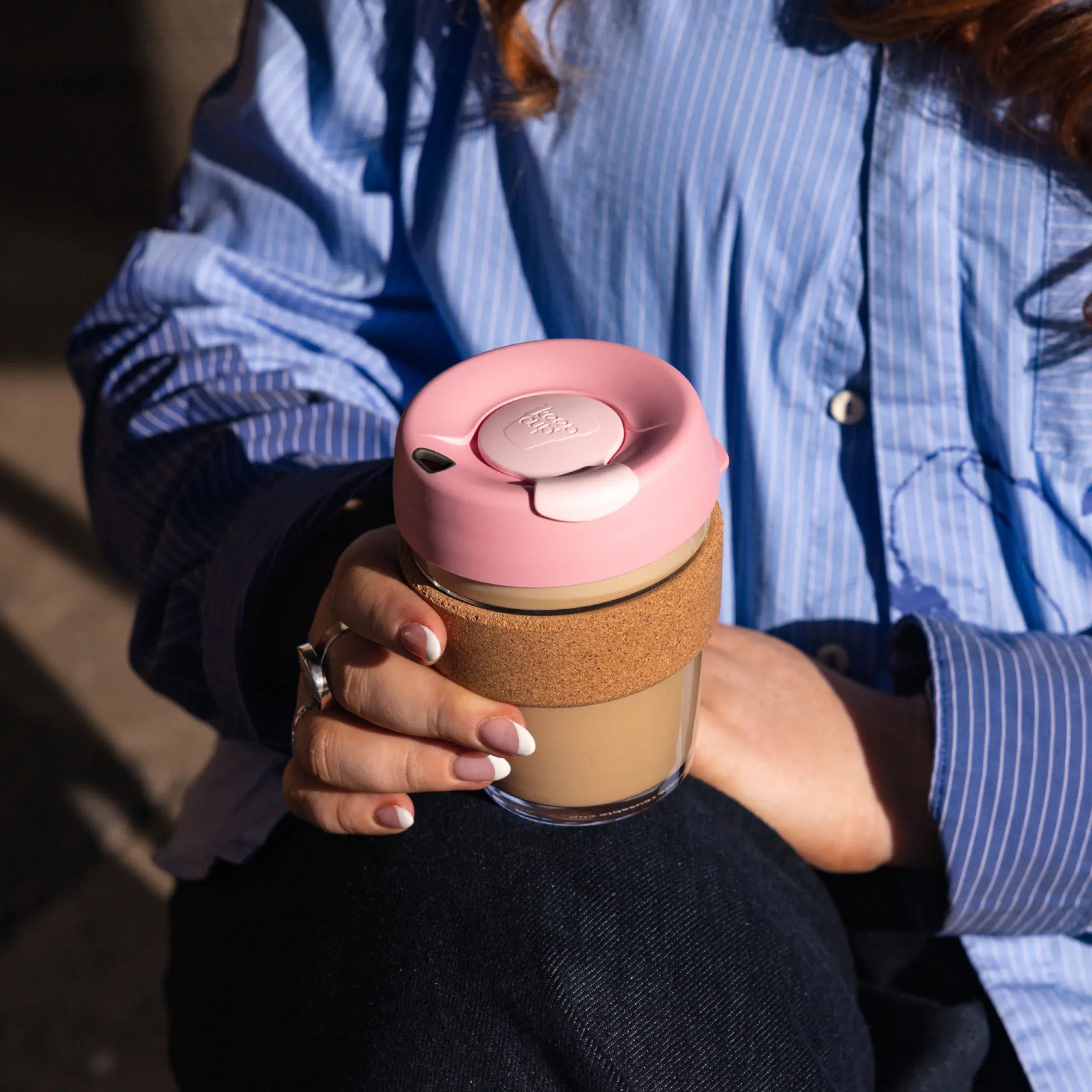 KeepCup Trauki Krūzīte KeepCup Brew Cork Saskatoon, 340ml