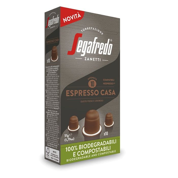Lavazza Kapsulas Nespreso Segafredo Espresso Casa kapsulas 10x5.1g