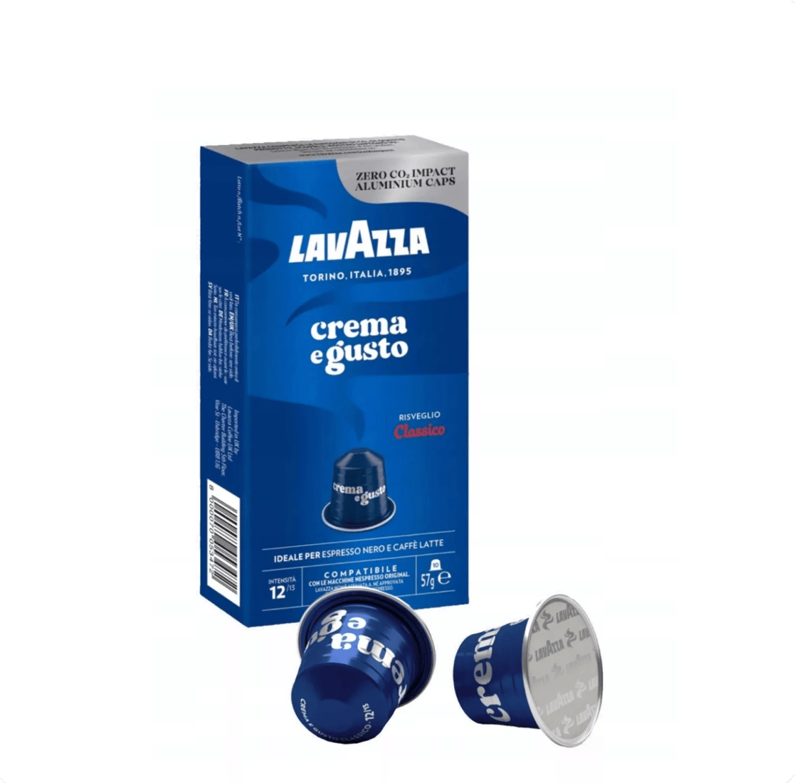 Lavazza Kapsulas Nespresso Lavazza kafijas kapsulas Crema e Gusto Classico, 10gb