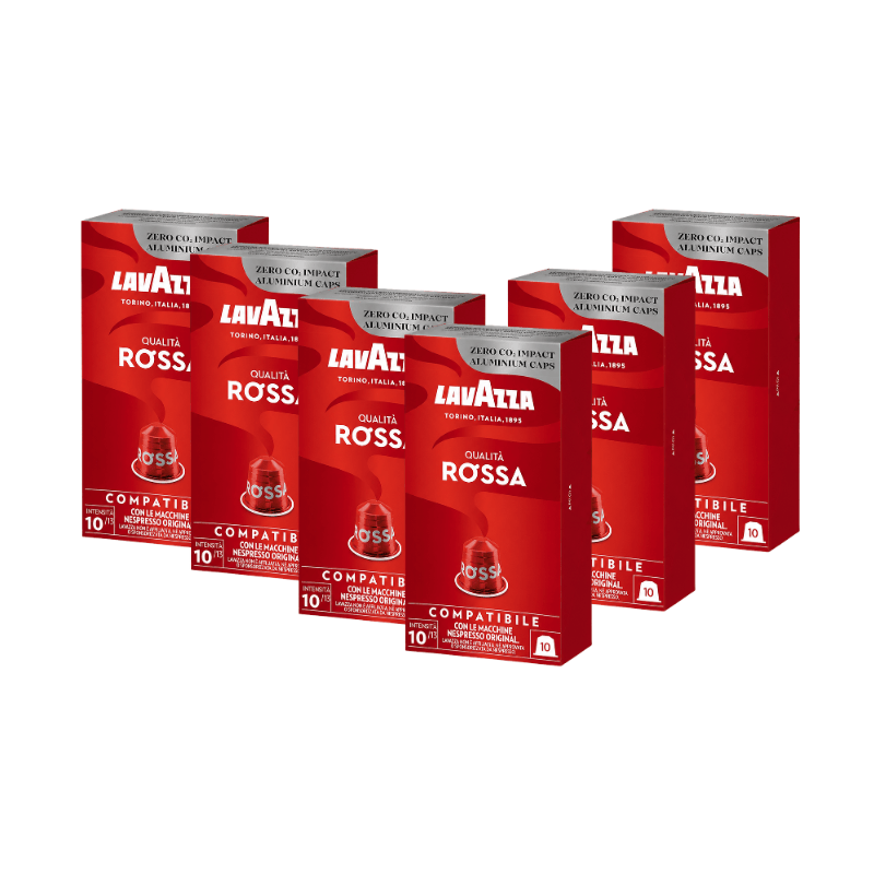 Lavazza Kapsulas Nespresso Lavazza kafijas kapsulas Qualita Rossa, 10gb