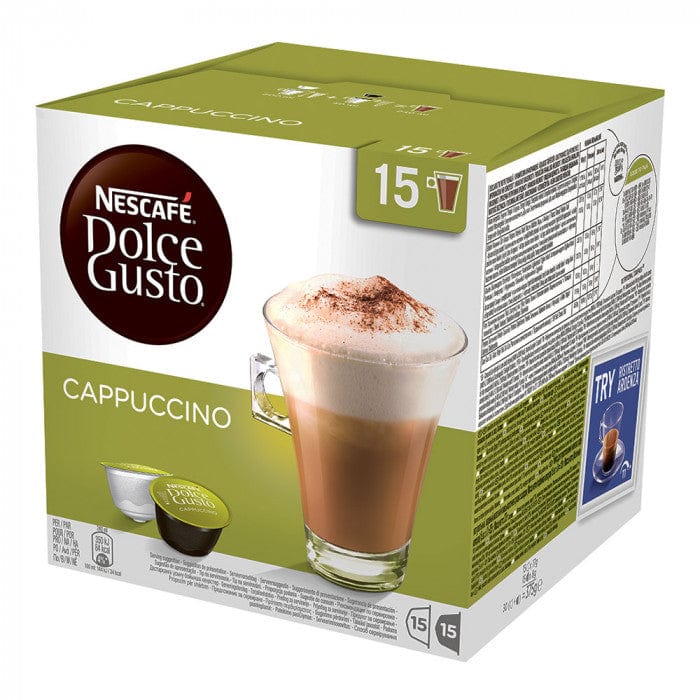Nescafe Kapsulas Nescafe Dolce Gusto kafijas kapsulas Cappuccino 15+15gab