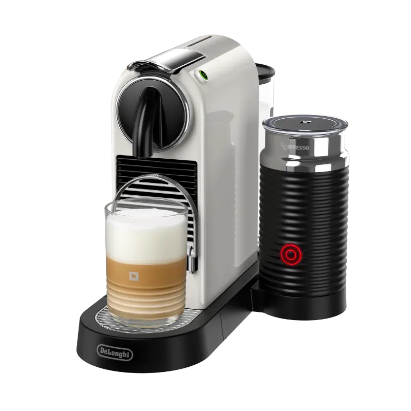 NESPRESSO Kapsulu automāti Kafijas aparāts Nespresso CITIZ & aeroccino 3 bundle, balts