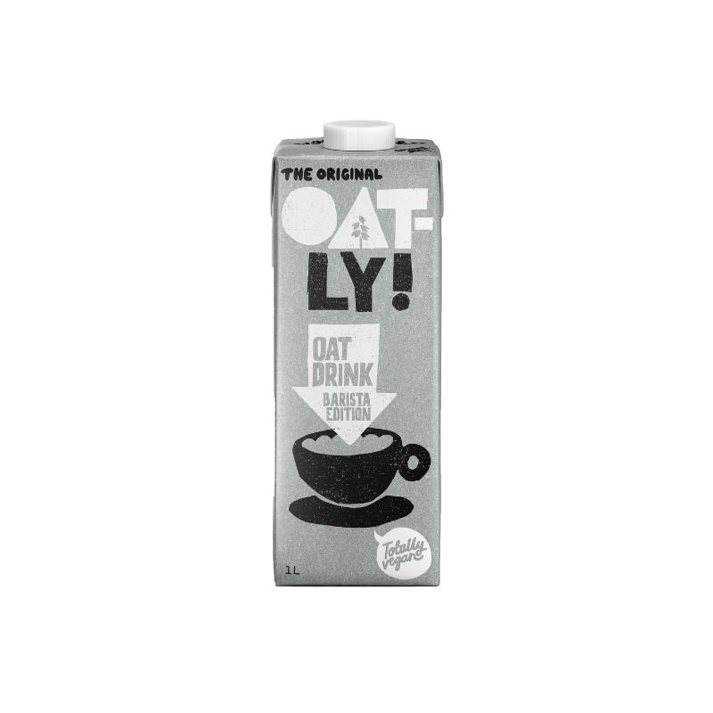 Oatly Kafijas piedevas Auzu dzēriens Oatly Barista 1L