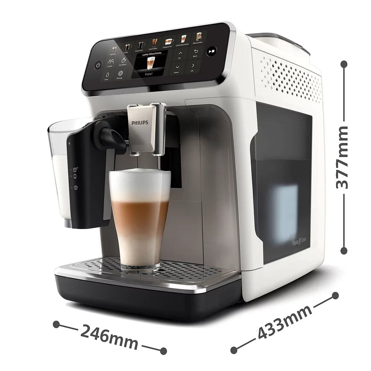 Philips Pupiņu automāti Kafijas automāts PHILIPS EP4443/70 Super-Automatic Espresso, balts