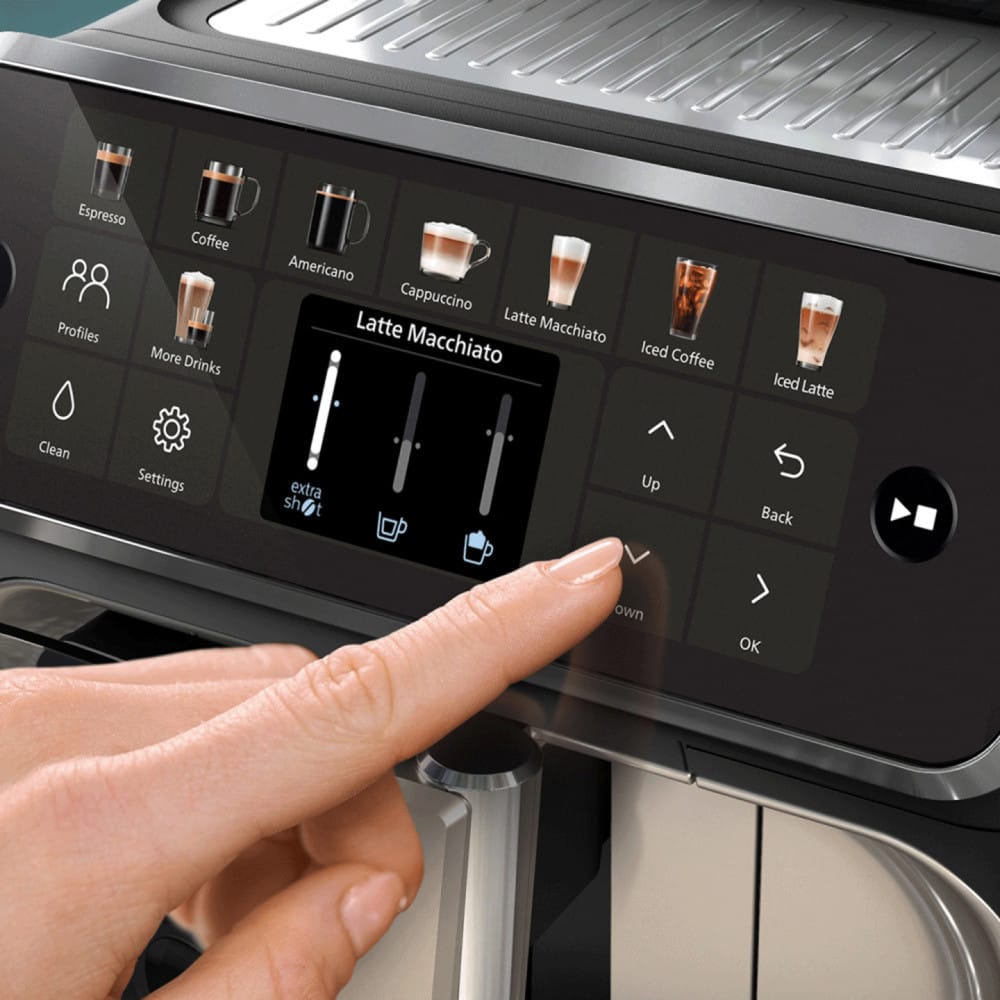 Philips Pupiņu automāti Kafijas automāts PHILIPS EP5546/70 Super-Automatic Espresso, melns