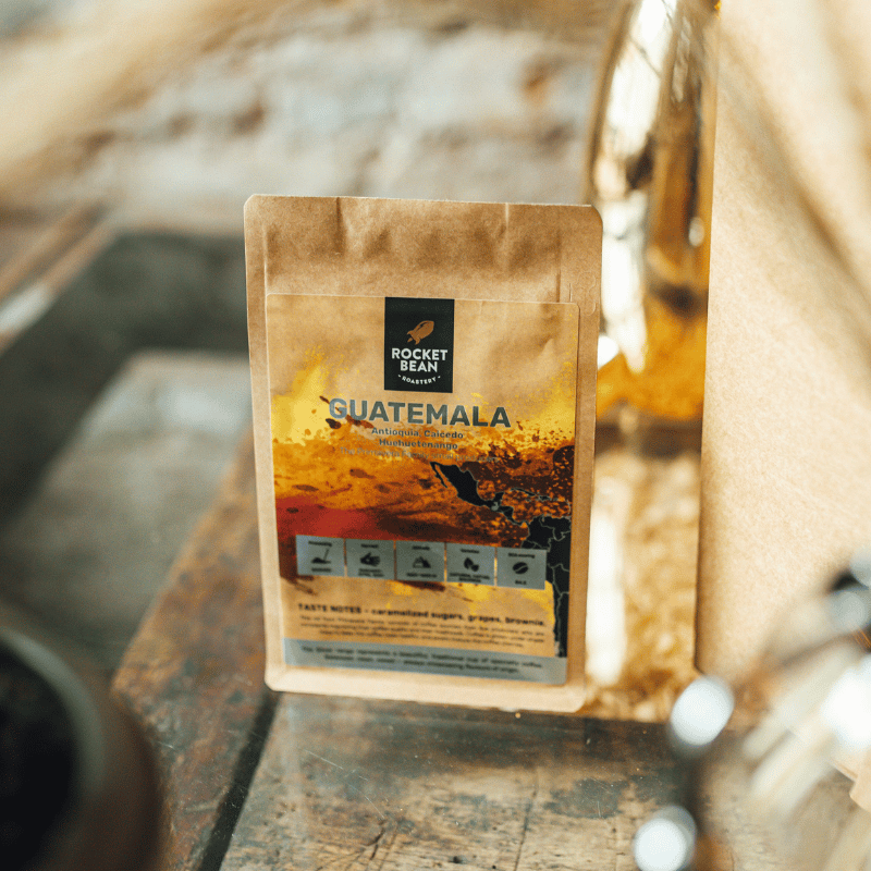 Rocket Bean Roastery Kafijas pupiņas Guatemala, Huehuetenango, Primavera Family, 200g, Rocket Bean Roastery