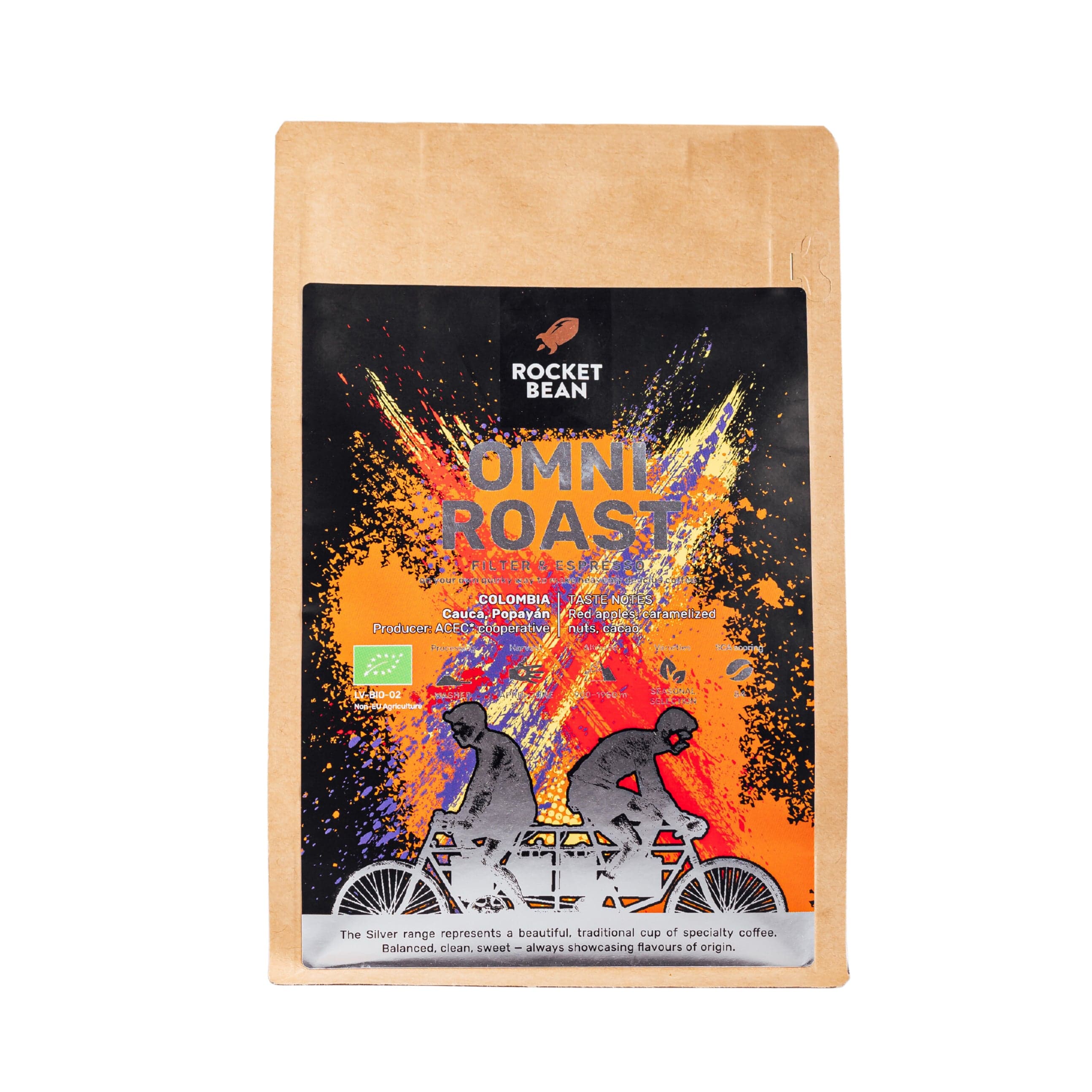 Rocket Bean Roastery Kafijas pupiņas 200gr Kafijas pupiņas, Omniroast, Marcala CEIBA Organic Washed Filtra 200g, RBR