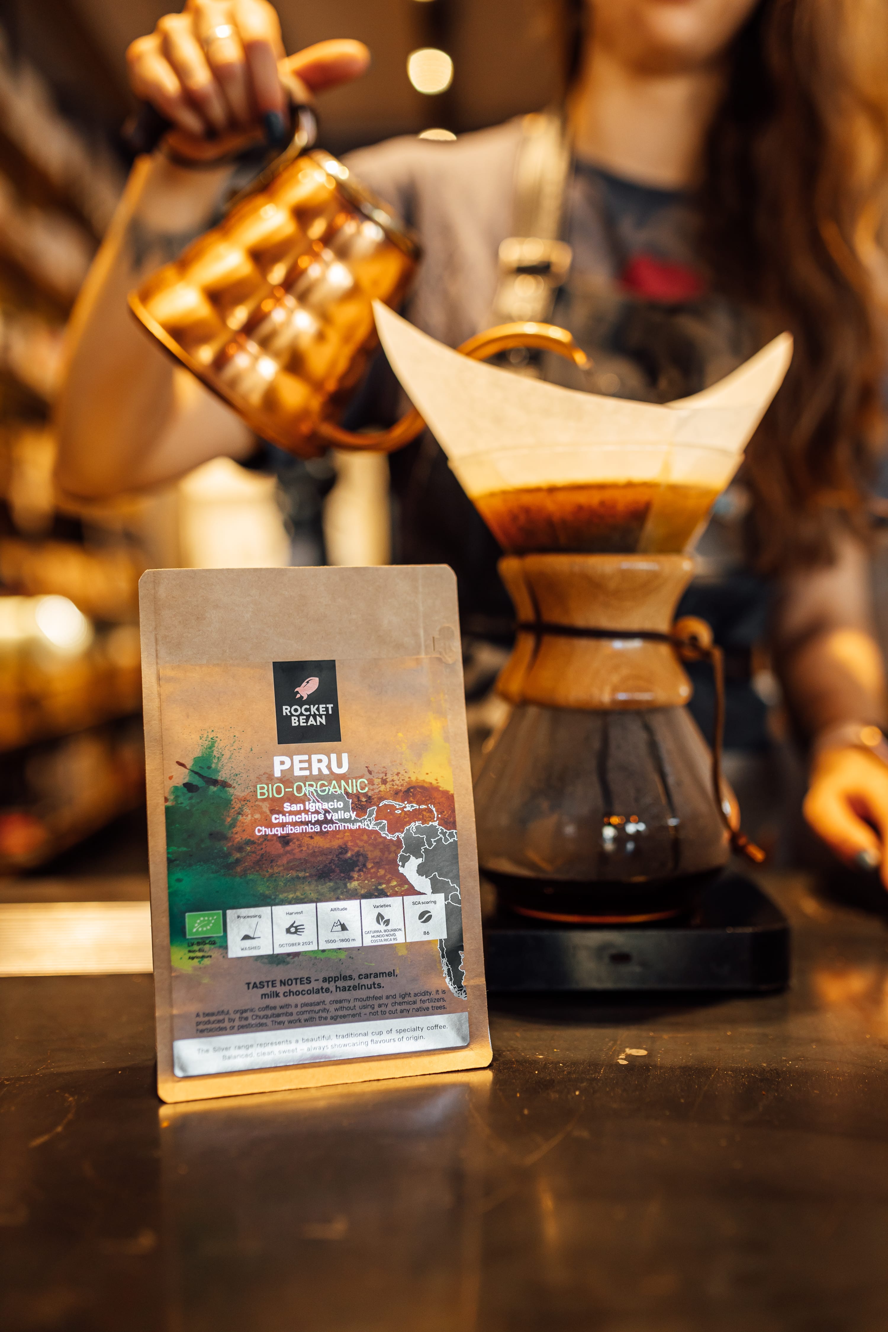 Rocket Bean Roastery Kafijas pupiņas Kafijas pupiņas Peru, San Ignacio, Bio-Organic, 200g