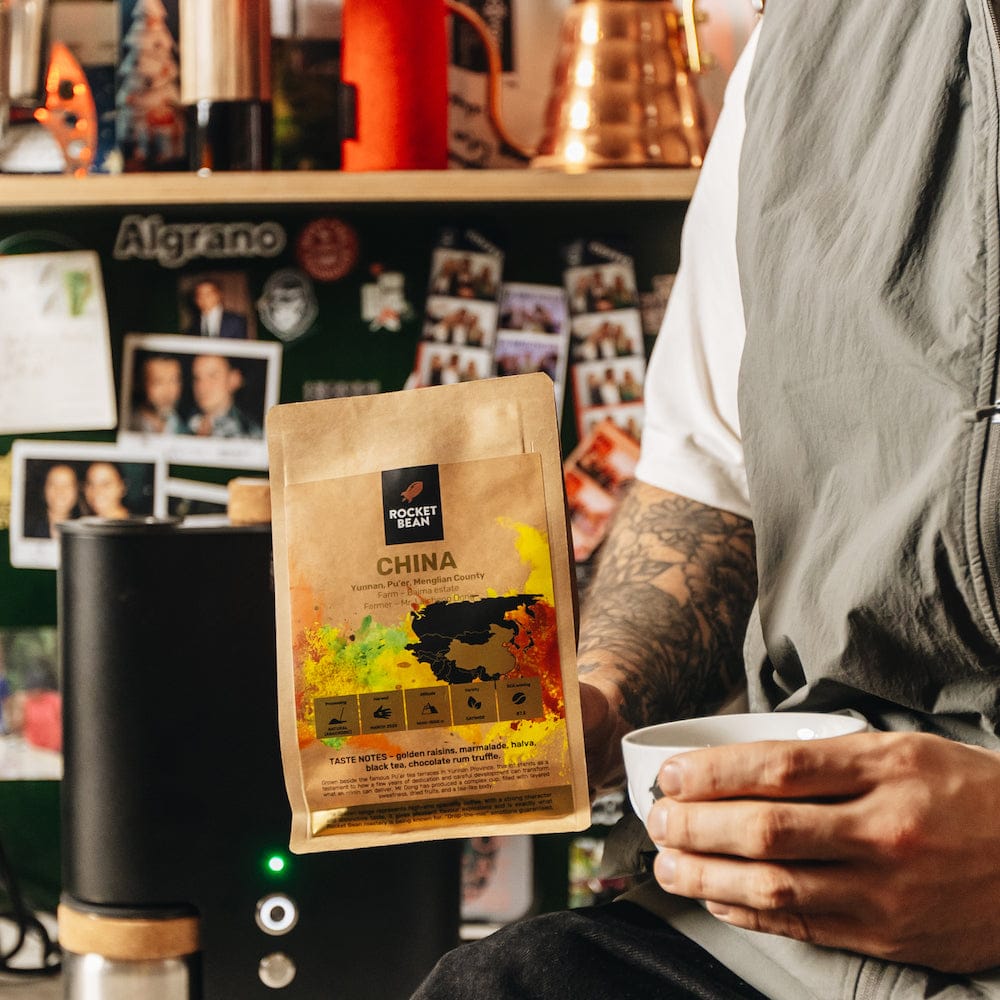 Rocket Bean Roastery Kafijas pupiņas Kafijas pupiņas RBR China, Baima Estate, Natural (Anaerobic), 200g